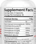 Silver Fern Cleanse - Daily Gut Detox - 1 Bottle - 120 Capsules - 30 Day Supply - Immunoglobulin G, A & M -(Igg, Iga, Igm) - Postbiotic