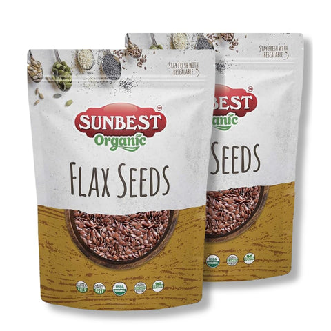 Sunbest Natural Organic Super Seeds Mix, 2-Pack Ã¢â‚¬â€œ Raw Chia, Flax Seed, Hemp, Pumpkin & Sunflower Seeds Ã¢â‚¬â€œ Great For Trail Mix, Smoothies & Salads Ã¢â‚¬â€œ Superfood Blend Rich in Protein & Fiber (32 oz)