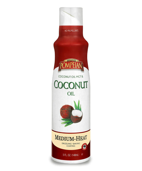 Pompeian USDA Organic Extra Virgin Olive Oil Non-Stick Cooking Spray, No Propellant, 5 Fl Oz, Pack of 3