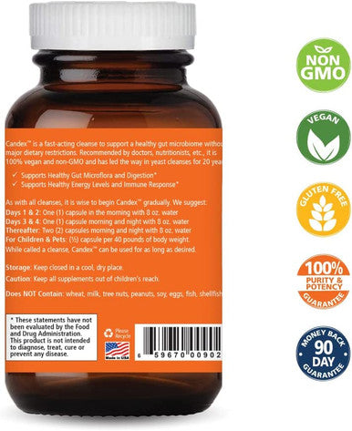 Pure Essence Candex Supplement - 120 Capsules