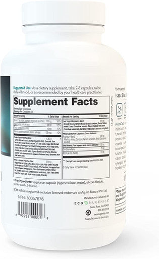 EcoNugenics ProstaCaid Prostate Health Supplements for Men with Saw Palmetto Extract DIM Resveratrol Turmeric BCM95 Curcumin Quercetin Berberine Lycopene Mushrooms 120 Capsules