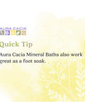 Aura Cacia Tranquil Chamomile Mineral Bath GC/MS Tested for Purity 70.9g 2.5 oz.