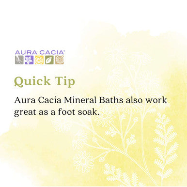 Aura Cacia Tranquil Chamomile Mineral Bath GC/MS Tested for Purity 70.9g 2.5 oz.