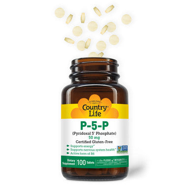 Country Life P-5-P Pyridoxal-5-Phosphate 50 mg