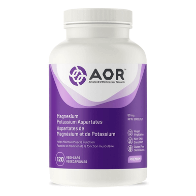 AOR Magnesium Potassium Aspartates, 120 Vcaps