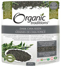 Organic Traditions Dark Chia Seeds - 227g