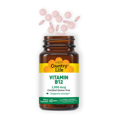 Country Life Vitamin B-12 1 000 mcg