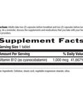 Country Life Vitamin B-12 1 000 mcg