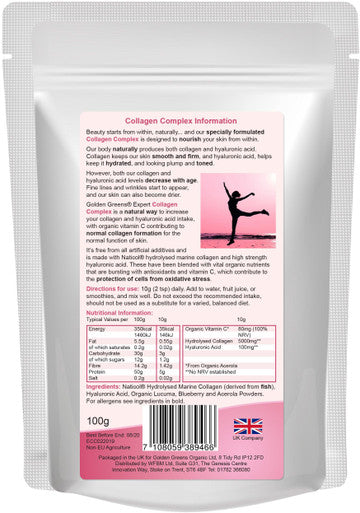 Golden Greens (Greens Organic) Collagen Complex