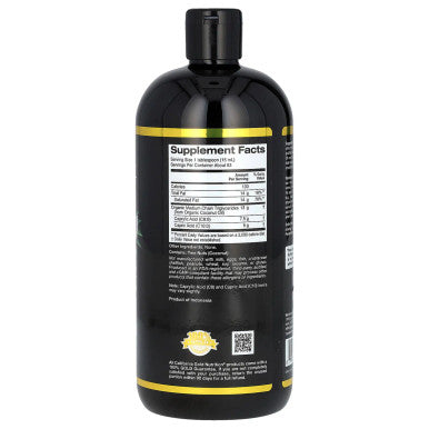 California Gold Nutrition Organic Mct Oil 32 Fl Oz (946 Ml)