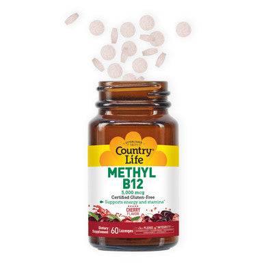 Country Life Methyl B-12 Lozenges 5000 mcg