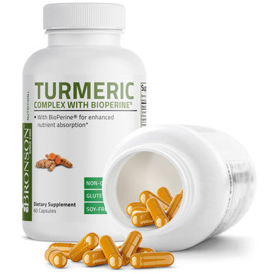Bronson Turmeric Complex with BioPerineÃ‚Â® - 1,000 mg 60 Count