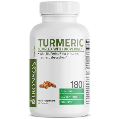 Bronson Turmeric Complex with BioPerineÃ‚Â® - 1,000 mg 180 Count