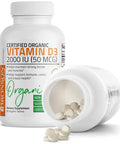 Bronson Vitamin D3 USDA Certified Organic - 2,000 IU 90 Count