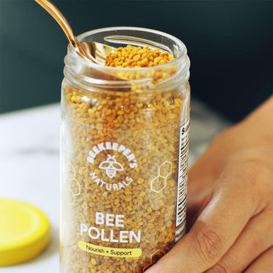 Beekeepers Naturals 100 Raw Canadian Bee Pollen -150g