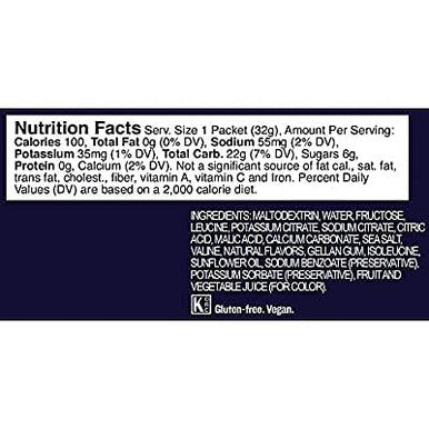 GU Energy Original Sports Nutrition Energy Gel 24-Count Strawberry Banana