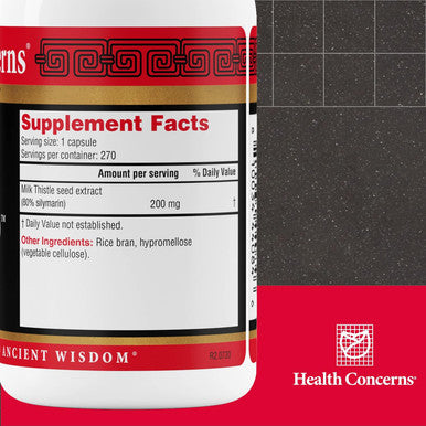 Milk Thistle 80 270 Caps By Health Concerns