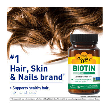 Country Life Biotin 1000 mcg