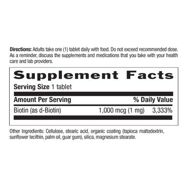 Country Life Biotin 1000 mcg