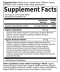 Garden of Life Organic Vitamin D - mykind Organics Vegan D3 Chewable - Raspberry Lemon, 2,000 IU (50mcg) Whole Food Vitamin D3 from Lichen Plus Food & Mushroom Blend, Gluten Free, 30 Chewable Tablets