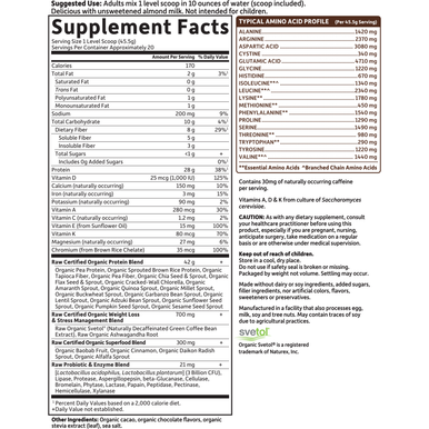 Garden of Life Sport Raw Organic Fit Protein Chocolate 32.5 oz
