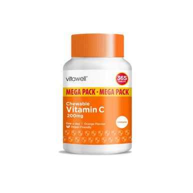Vitawell immunity duo chewable vitamin C & D