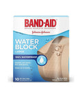 BAND-AID Adhesive Bandages, Water Block Large 10 Each