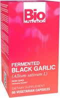 Bio Nutrition Fermented Black Garlic - 60 Vegetarian Capsules Pack Of 1