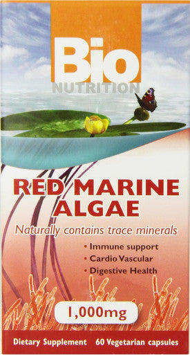 Red Marine Algae 60 VEG CAPS By Bio Nutrition Inc
