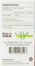 Red Marine Algae 60 VEG CAPS By Bio Nutrition Inc