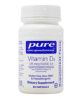 Pure Encapsulations Vitamin D3 5000 IU 60 vcaps