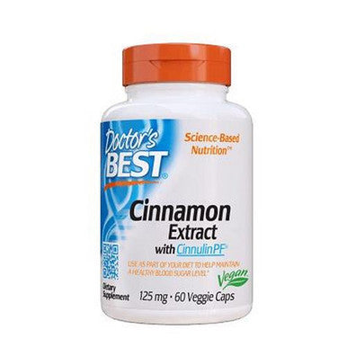 Cinnamon Extract Cinnulin Pf 125Mg, 60 Veggie Caps By Doctors Best