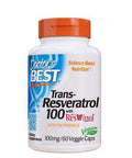 Best Trans Resveratrol 100 Featuring Resvinol-25 60 Veggie Caps By Doctors Best