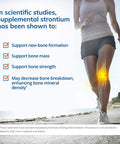 Euromedica Strontium - 60 Capsules - Key Mineral For Bone Health - Supports Bone Formation, Strength & Density - Non-Gmo, Vegan, Kosher - 30 Servings
