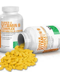 Bronson Vitamin B Complex (Vitamin B1, B2, B3, B6, B9 - Folic Acid, B12), 100 Tablets