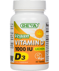 Deva Nutrition LLC - Vegan Vitamin D3 1000 IU 90 Tablets