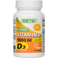 Deva Nutrition LLC - Vegan Vitamin D3 1000 IU 90 Tablets