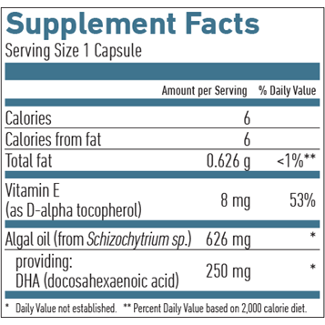 Omega 3 DHA Vegan 60 caps by Biogena