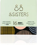 &Sisters Medium Naked Tampons 16s