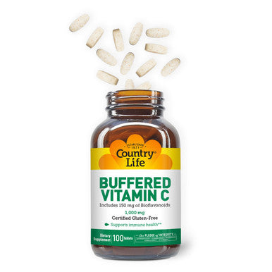 Country Life Buffered Vitamin C with Bioflavonoids 1000mg