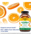 Country Life Buffered Vitamin C Rescue 1000 mg