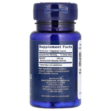 Life Extension Nad+ Cell Regenerator With Nicotinamide Riboside 100Mg 30Vc