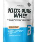 BioTechUSA 100% Pure Whey Protein Complex with bromelain Enzyme, Amino acids, sweeteners and no Added Sugar, Palm Oil , 454 g, Chocolate-Peanut Butter