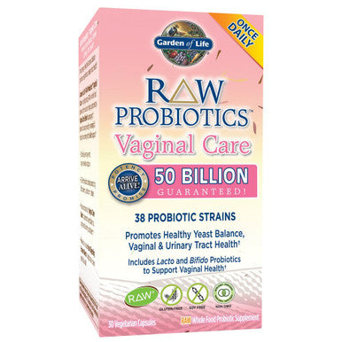 Garden of Life Raw Probiotics Vaginal Care-50 Billion 30 Vcaps