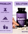 Nootrix Organic Plant 5Htp+ Cofactor Vitamin B6, Lions Mane, Apigenin, L Theanine Supplement W Ashwagandha - Brain Supplement - Supports Mood, Cognition, Better Sleep - 5 Htp - 120 Vegetable Capsules