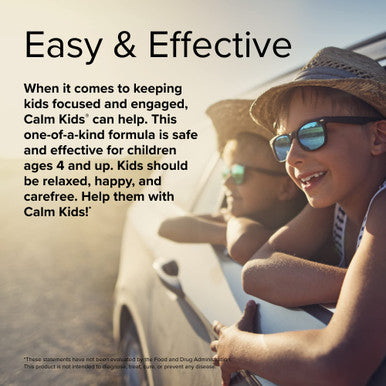 Terry ly Calm Kids - 60 Capsules - Supports Mental Focus, A Calm Mind & Emotional Well-Being - Non-GMO, - 60 Servings