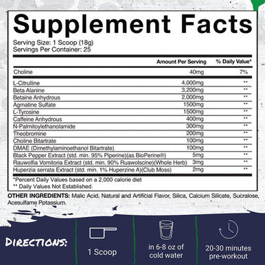 Gaspari Nutrition SuperPump Aggression Pre-Workout: Energy, Focus, Endurance and Recovery, with Creatine and Caffeine (25 Servings, Grizzly Gummy)