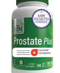 Health Thru Nutrition Prostate Plus With Saw Palmetto Extract, Lycopene As Lycored, Plant Sterols, Selenium, Zinc And Pumpkin Seed Complete Prostate Support Non-Gmo & Gluten (Pack Of 60)