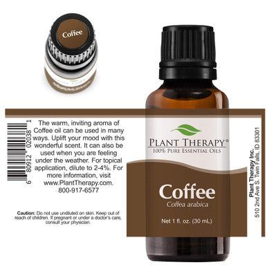 Coffee Essential Oil Therapy Plant. 100% Pure, undiluted, Therapeutic grade. 30 ml (1 oz).