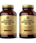 Solgar Evening Primrose Oil 500 Mg - 180 Softgels Pack Of 2 - Cold Pressed Source Of Gla - Gluten Free Dairy Free - 360 Total Servings